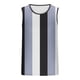 thumbnail image 4 of Camiseta sin mangas de cuello redondo para hombre, ropa de ocio, fitness, para el hogar, pijamas, camiseta con estampado de rayas de moda a color, blusa deportiva de poliéster para hombre, 4 of 4