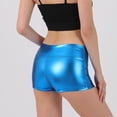thumbnail image 6 of Daiosportswear Women'S Shiny Metallic Shorts High Waisted Rave Dance Bottoms,Shorts for Women, 6 of 6
