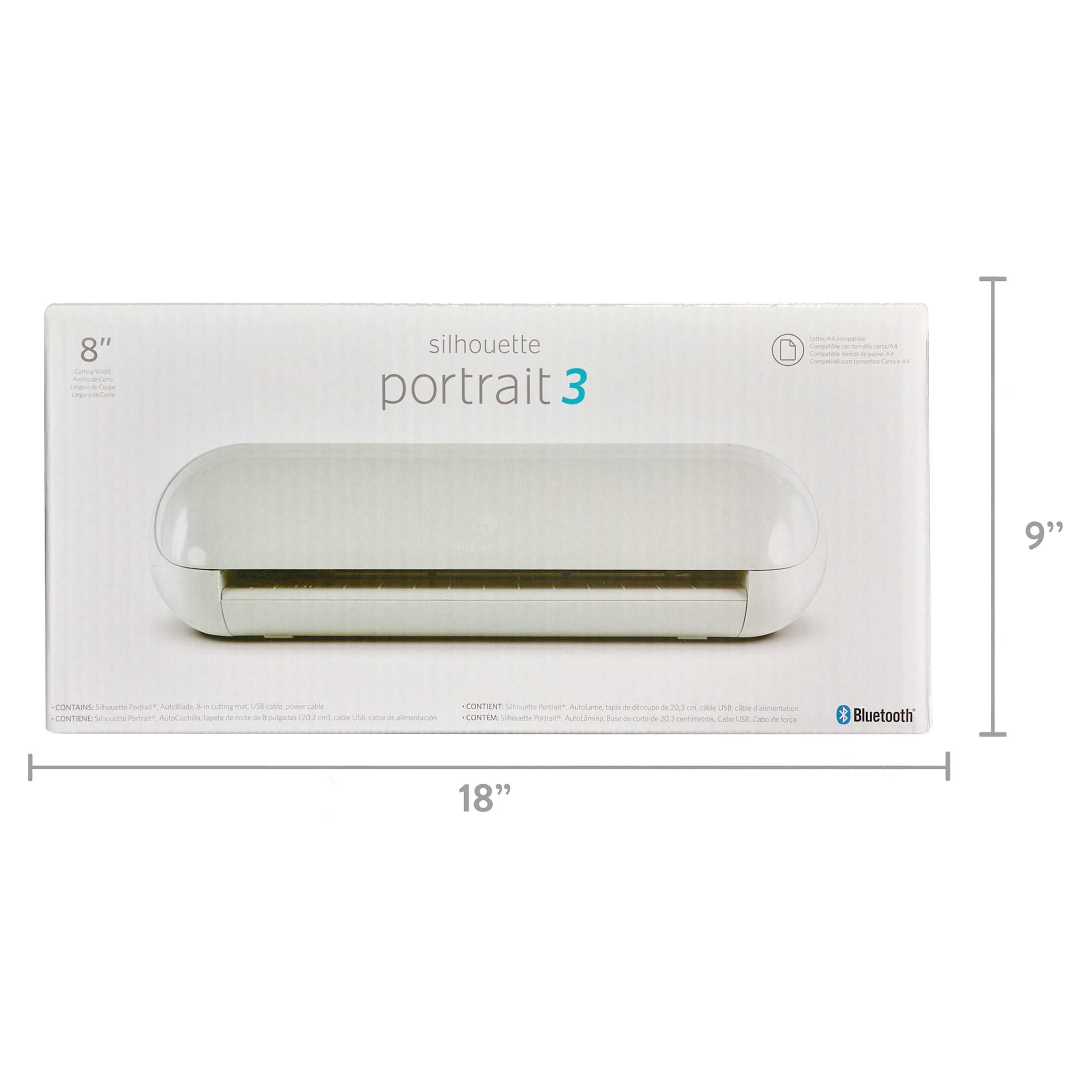 Silhouette Portrait 3 Electronic Cutting Tool,White 