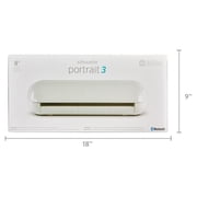 Silhouette Portrait 3 with Bluetooth Wireless Cutting 8x12 Cutting mat AutoBlade 2 50 Designs and Silhouette Studio