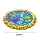thumbnail image 1 of Vaguelly Toy Play Alfombra de agua Almohadilla para rociadores de agua Césped Alfombra de juego para rociar y salpicar agua para niños （100 cm）, 1 of 5