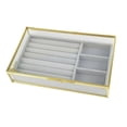 thumbnail image 6 of Stackable Jewelry Tray with Lid Drawer Insert Display Show Case, Dresser Organizer for , Necklace Holder Storage Box Chest, 6 of 8