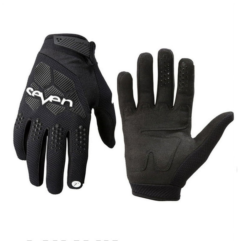 Motocross Motorcycle Dirt ATV For Racing Protection Racing Gloves Bicycle Men Motocross MTB Women Motorcycle Gloves Bike Mountain M For Riding Gloves Black