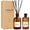Jasmine Lily, variant on Reed Diffuser Set, 8.12 fl.oz Lavender Scented Oil Diffuser with Sticks, Up to 120 Days, Home Fragrance Reed Diffuser for Bathroom Office Shelf Decor & Room Fresheners, 2 Pack