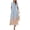 Floral Light Blue, variant on Women's Boho Floral Maxi Dress Summer Short Sleeve Tie V Neck Spring Wedding Guest Flowy Beach Sun Dresses