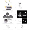 thumbnail image 4 of Luz de pared solar Cuerpo humano Lámpara de patio LED Impermeable Decoración de iluminación de valla de jardín al aire libre Noticed HA005892-00, 4 of 7