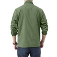 thumbnail image 4 of Garbnen Sun Jacket Men UPF 50+ Sun Protection Full Zip Men Rash Guard Long Sleeve Water Resistant Lightweight Athletic Fishing Shirts Men with Pockets, 4 of 9
