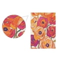 thumbnail image 5 of Yayeee Garden Flag 12"x18" Double Sided Outdoor Yard Lawn Holiday Decorations, Orange Hand Drawn Floral, 5 of 6