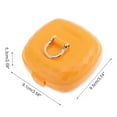 thumbnail image 2 of Unique Bargains Multi-Function Stylish Jewelry Box Organizer Single-Layer Orange, 2 of 5