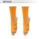 thumbnail image 3 of Calcetines de ciclismo Unique Bargains, antideslizantes, absorbentes de sudor, anti-fricción, calcetines para bicicleta al aire libre, naranja, talla única, neutros y universales, 1 par, 3 of 6