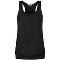 thumbnail image 1 of Womens Sleeveless Round Neck Loose Fit Racerback Yoga Tank Top, 1 of 5