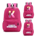 thumbnail image 2 of Gabbys-mochila de casa de muñecas para niña y niño, morral escolar para estudiantes, bolsas con letras de A-Z, bolsa de viaje de ocio de dibujos animados de Anime, regalos de cumpleaños para niños, 2 of 5