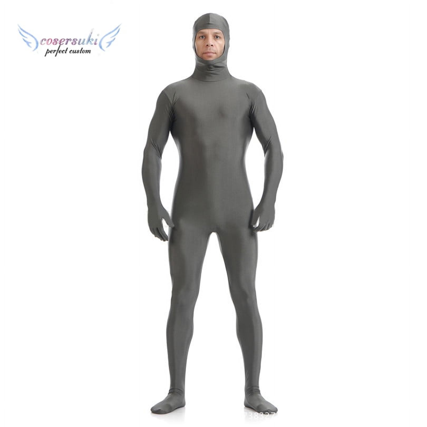 Disfraz Zentai De Cuerpo Completo Con Capucha – Traje De Ninja Invisible, Elástico Y Unisex Para Cosplay, Danza Y Halloween