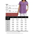 thumbnail image 2 of a.Jesdani Women’s Plus Size V-Neck Blouse Casual Flowy Flutter Sleeve Tops with Button for Curvy Women M-4X, 2 of 8