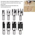 thumbnail image 4 of Standard Size Cork Drill Bit Knife Plug Cutter, Carbon Steel Wood Plug Cutter, For Bench Drill Hand Electric Drill, 4 of 8