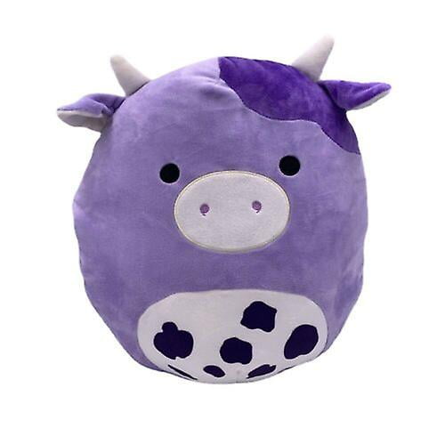 Muñecos de peluche de 20/30cm, almohada de vaca, juguete de peluche para chico, el mejor regalo, morado, 30cm