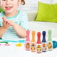 thumbnail image 2 of Ensemble de Jeu de Quilles Mini Mignon - 8 Pcs pour Jeu Intérieur et Extérieur des Enfants, 2 of 9