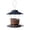 Navy, variant on 7.87 IN Hanging Bird Feeders for Outside, Squirrel Proof, Easy to Fill Wild Bird Feeders, Attract a Variety of Hummingbird, Garden Yard Decoration, Black , Plastic