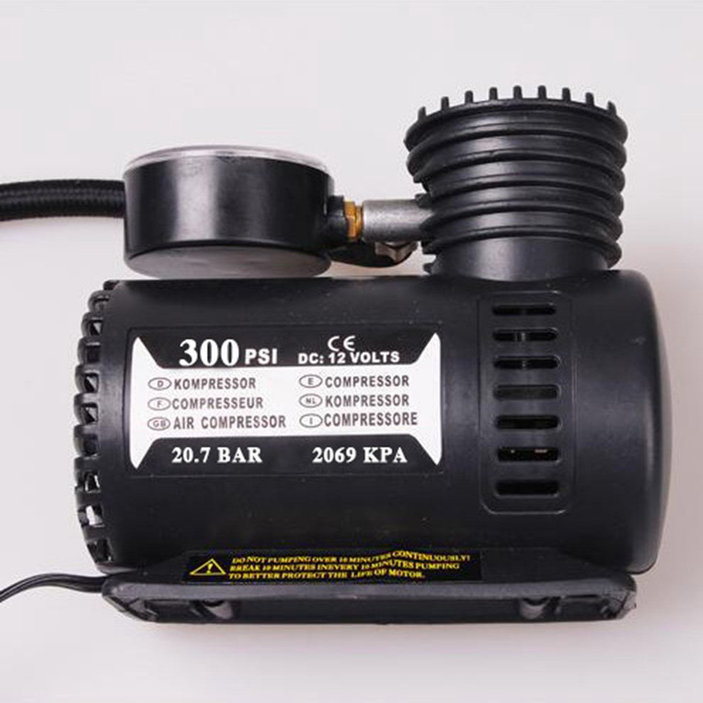 12V car micro tire air pump Mini portable Vehicle electric