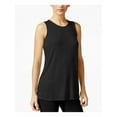 thumbnail image 1 of Freshman Juniors’ Lace-Trim T-Shirt Tank Tops, Black, Medium, 1 of 3