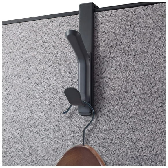 Ganchos Dobles para Panel Officemate 22005, Charcoal