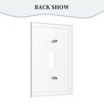 thumbnail image 4 of ZICANCN Outlet Covers Wall Plate, Colorful Puzzle Grid Light Switch Cover Decorative, Duplex Toggle Combo 1-Gang, 4 of 9