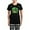 With Checker Pant, variant on CafePress - Happy St Patricks Day Papill Women's Dark Pajamas - Women's Short Sleeve Print T-Shirt and Pants Dark Cotton Pajama Set