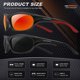 thumbnail image 4 of Gafas de sol deportivas AWGSEE polarizadas con protección UV400 para hombre, 4 of 7