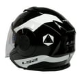 thumbnail image 3 of LS2 Verso OF570 Rave Open Face Motorcycle Helmet White/Black XL, 3 of 5
