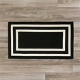thumbnail image 1 of Colonial Mills Rug PY21R024X096R 2 x 8 ft. La Playa Braided Rug  Black &amp; White, 1 of 1
