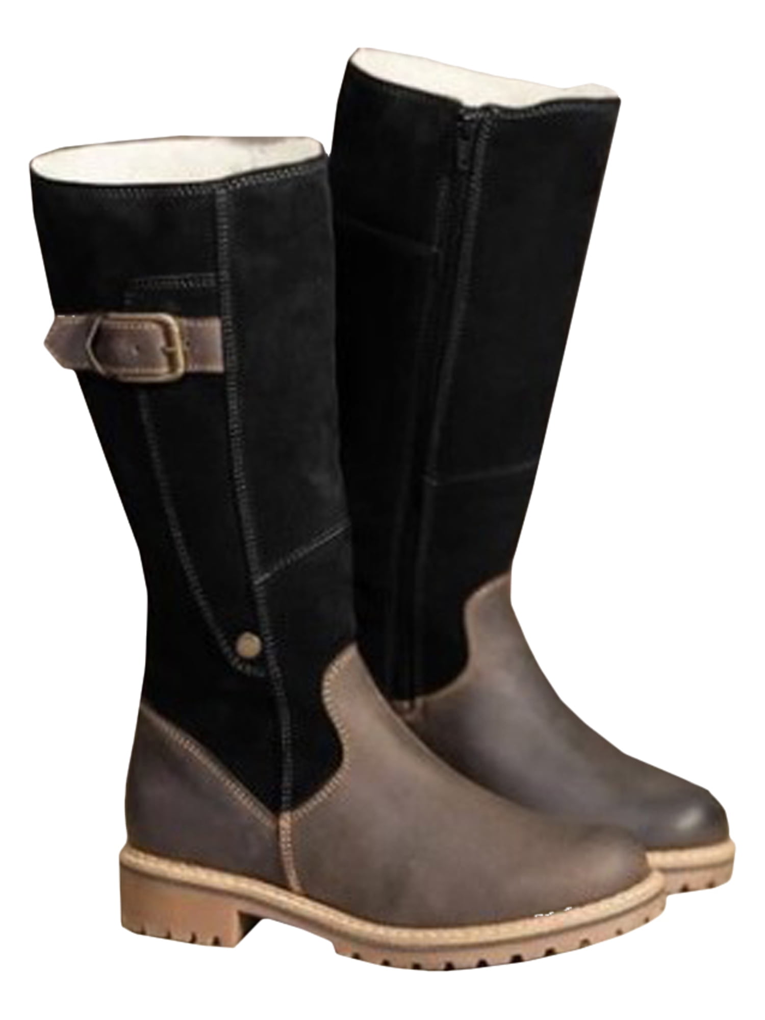 warm leather boots womens