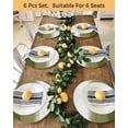 thumbnail image 4 of 15 Inch Round Placemats Set of 6, Sage Green Ombre Non Slip Heat Insulation PP Table Mats, Modern Abstract Art Texture Washable Place Mats for Kitchen Dining Party Table Decor, 4 of 7