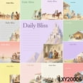 thumbnail image 6 of Religious Illustration Notepads for Daily Jottings 3.54x3.54" Avocado Message Cards -100 Pcs Sticky Notes + 100 Various Emoticon Stickers, Notepads for Creative Mini Cards for Home Office Decor, 6 of 12