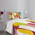 thumbnail image 5 of Ambesonne Wine Quilted Bedspread Set 2 Pcs, Colorful Abstract Drinks, Twin Size, Multicolor, 5 of 6