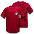 thumbnail image 2 of Rapid Dominance S26-MAR-CAR-03 Basic Military T-Shirt- Marines- Cardinal- Large, 2 of 2