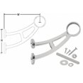 thumbnail image 3 of CRL FRBB20BS Brushed Stainless Bar Foot Railing Bracket for 2" Tubing, 3 of 5