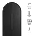 thumbnail image 2 of Modway Bellamy Contemporary Tall Arched Storage Cabinet in Black, 2 of 9