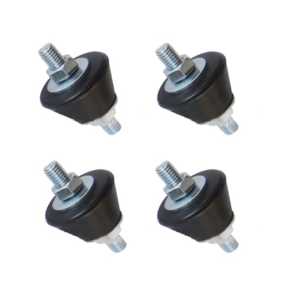 4x Vibration Rubber Mount Damper Pad For Air Conditioning Setting High Speed for Stones Carbide End Mill 1/8 7/8 Drill Bit Masonry Aluminum Welding Rods Masonry Bits