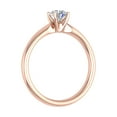 thumbnail image 2 of 0.40 Carat Diamond Solitaire Engagement Ring Band in 14K Rose Gold (Ring Size 8) (I1-I2 Clarity), 2 of 4