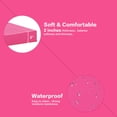 thumbnail image 5 of Gymnastics Mat 10'x4'x2" Foldable Tumbling Mats with Carrying Handles Four Fold Thick Exercise Mat for Home Aerobics Stretching Yoga, Rose Pink, 5 of 8