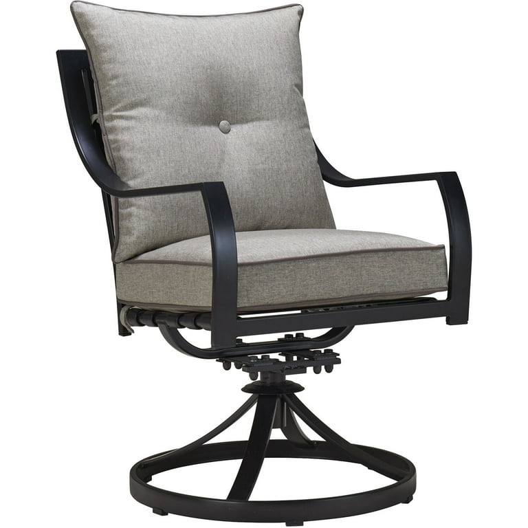 Hanover Lavallette 7-Piece Patio Set | 6 Cushioned Swivel Chairs