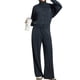 thumbnail image 3 of Chaqueta Deportiva de Larga con Solapa y Cremallera para Mujer, Ideal para Otoño e Invierno Chaqueta Holgada para Yoga Al Aire Libre Negro S, 3 of 7