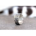 thumbnail image 3 of SS DESIGNS Sterling Silver Thumb Ring | Durable 925 Band, Contemporary Silver Pattern, Fashion Thumb Rings For Men, Handmade Stamped Design Jewelry, 3 of 10