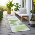 thumbnail image 6 of Addison Rugs Chantille Indoor/Outdoor Transitional Abstract Green Washable Runner Rug, 2'3" x 7'6", 6 of 6