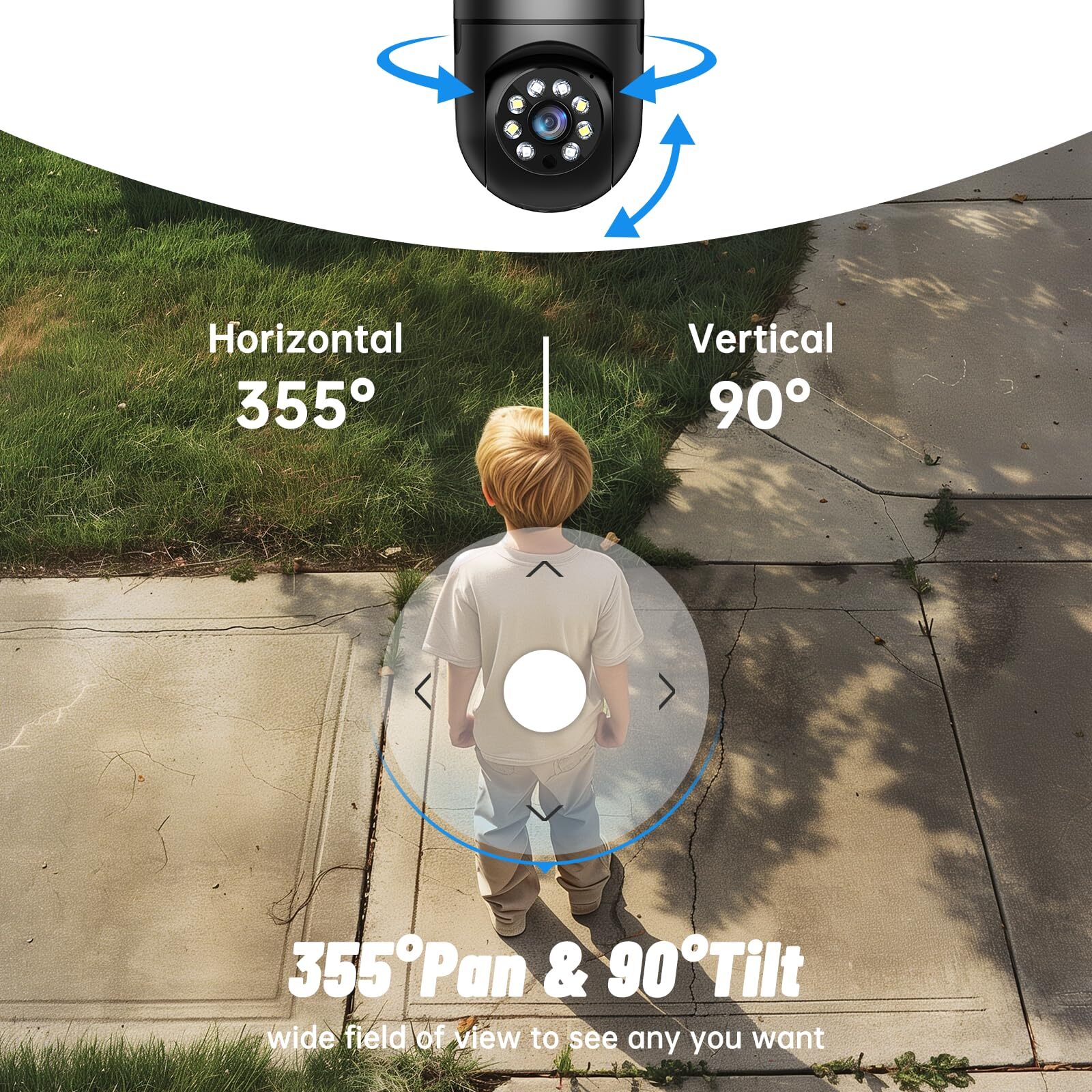 GBIUT Lightbulb Security Camera 5G WiFi 2K with 360° Motion Detection photo 6