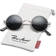 thumbnail image 2 of Gafas de sol polarizadas redondas pequeñas retro para hombres y mujeres estilo John Lennon, 2 of 3