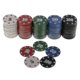 thumbnail image 3 of 100 Uds fichas redondas de plástico Casino Poker YONGSHENG 5/10/20/50/100, 3 of 5
