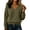 Army Green 1, variant on Sweatshirts for Women V Neck Long Sleeve Pullover Sweat Shirts Loose Fit Long Sleeve Tops Lightweight Comfort to Wear
