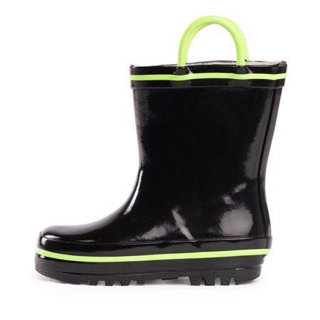 

NORTY Children Boys Unisex Waterproof Rain Boots 4 Big Kid