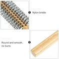 thumbnail image 2 of Blow Drying Comb Household Blow Styling Comb Small Round Brush Wooden Roller Comb, 2 of 6